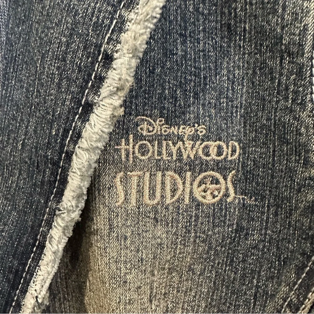 Disney‎ NWT Hollywood studios American Idol jean Denim Jacket S Rhinestones y2k